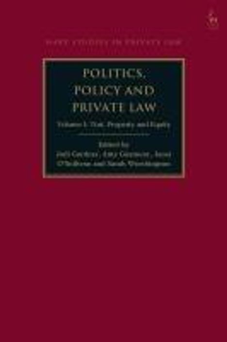 Politics, Policy and Private Law, Buch