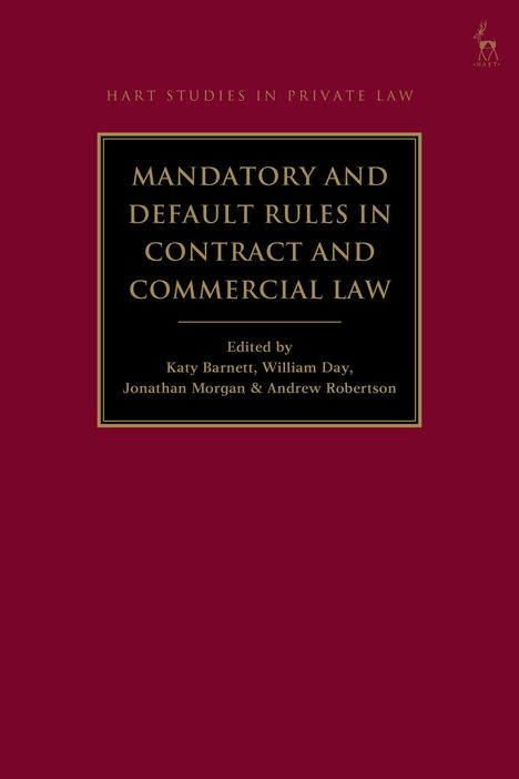 Mandatory and Default Rules in Contract and Commercial Law, Buch
