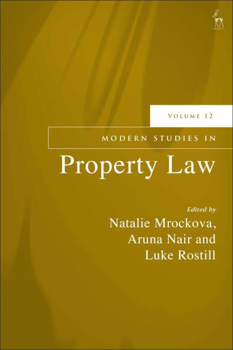 Modern Studies in Property Law, Volume 12, Buch