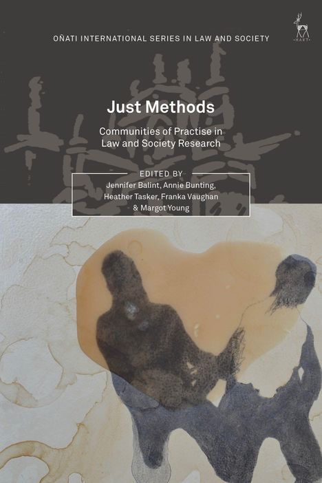 OÑATI INTERNATIONAL SERIES IN LAW AND SOCIETY. Just Methods. Illustration mit abstrakten Formen in Erdtönen und Grau.