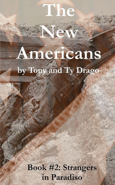 "The New Americans" von Tony und Ty Drago. "Book #2: Strangers in Paradiso". Soldat in einem Schützengraben.