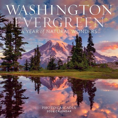 Workman Calendars: Washington Evergreen Wall Calendar 2024, Kalender