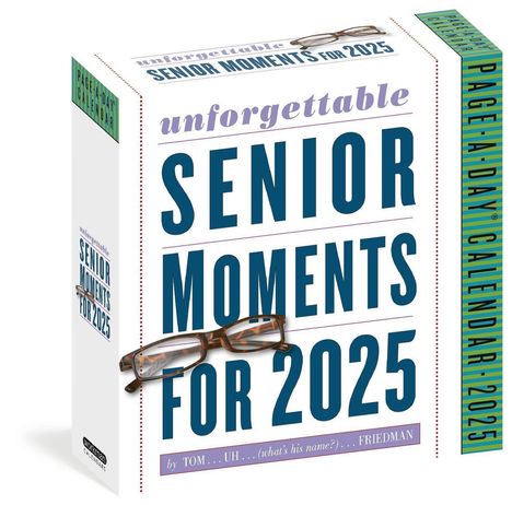 Tom Friedman: Unforgettable Senior Moments Page-A-Day(r) Calendar 2025, Kalender