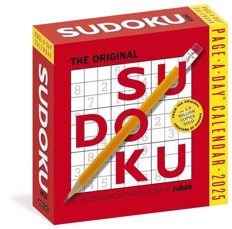 Nikoli Publishing: Original Sudoku Page-A-Day(r) Calendar 2025, Kalender