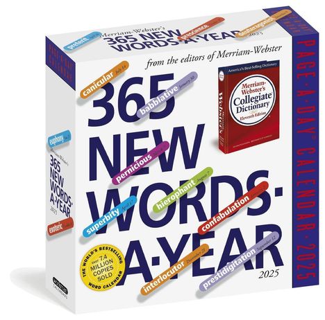 Merriam-Webster: 365 New Words-A-Year Page-A-Day(r) Calendar 2025, Kalender