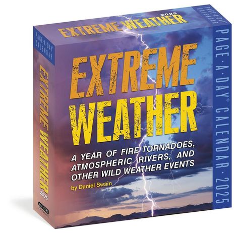 Daniel Swain: Extreme Weather Page-A-Day(r) Calendar 2025, Kalender