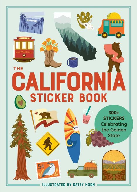 Workman Publishing: I Love California Sticker Book, Buch