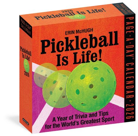 Erin Mchugh: Pickleball Is Life! Page-A-Day(r) Calendar 2026, Kalender