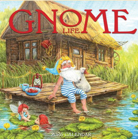 Workman Calendars: Gnome Life Wall Calendar 2026, Kalender