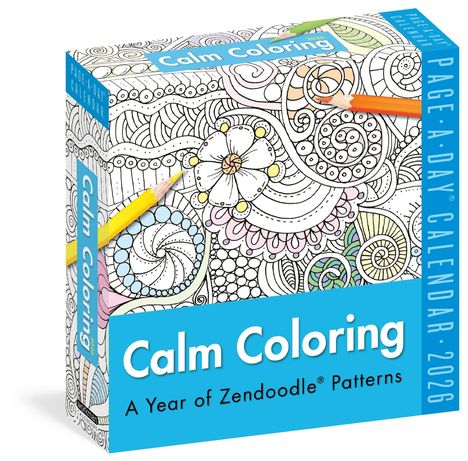Workman Calendars: Calm Coloring Page-A-Day(r) Calendar 2026, Kalender