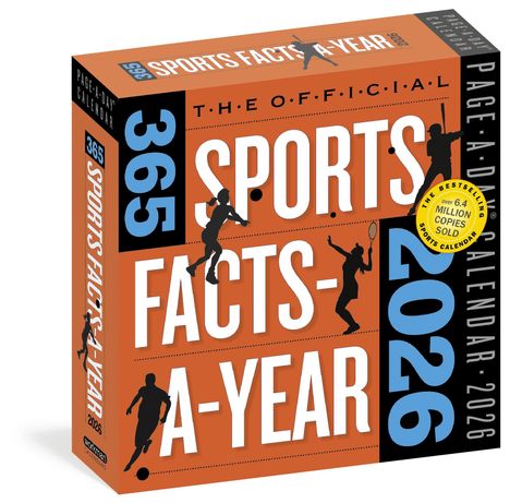 Workman Calendars: Official 365 Sports Facts-A-Year Page-A-Day(r) Calendar 2026, Kalender