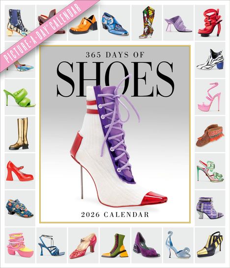 Workman Calendars: 365 Days of Shoes Picture-A-Day(r) Wall Calendar 2026, Kalender