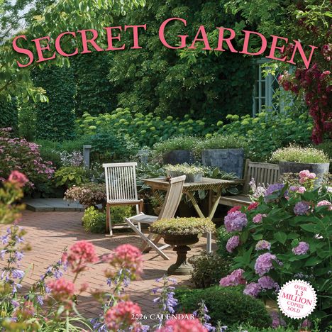 Workman Calendars: Secret Garden Wall Calendar 2026, Kalender