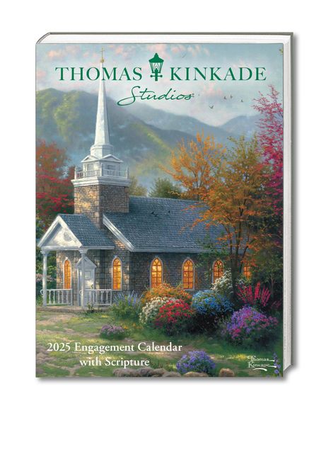 McMeel Andrews: Thomas Kinkade: Engagement Calendar with Scripture 2025, Kalender