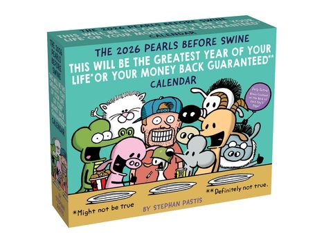 McMeel Andrews: Pearls before Swine - Perlen for die Säue - 365 Days of Inspiration - Kalender 2026, Kalender
