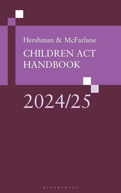 Andrew Mcfarlane: Hershman and McFarlane: Children ACT Handbook 2024/25, Buch