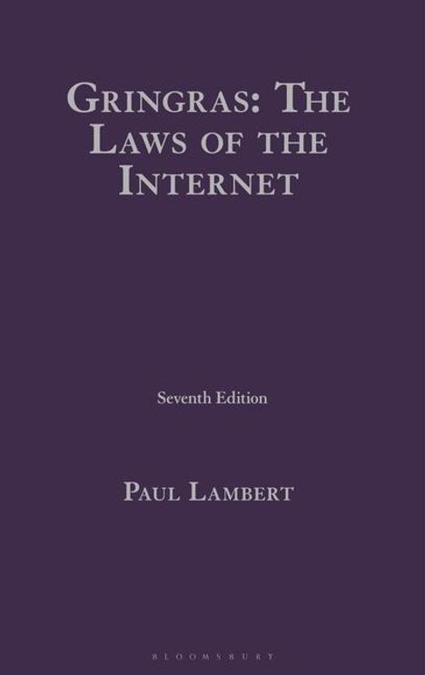 Paul Lambert: Gringras: The Laws of the Internet, Buch