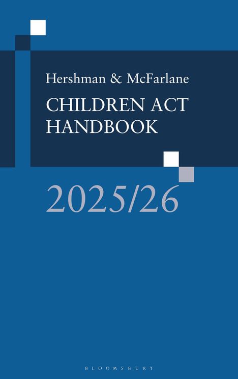 Bloomsbury Professional: Hershman & McFarlane: Children ACT Handbook 2025/26, Buch