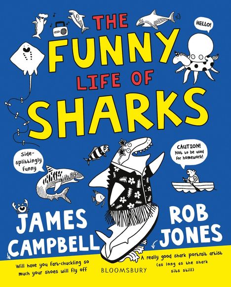 James Campbell: The Funny Life of Sharks, Buch