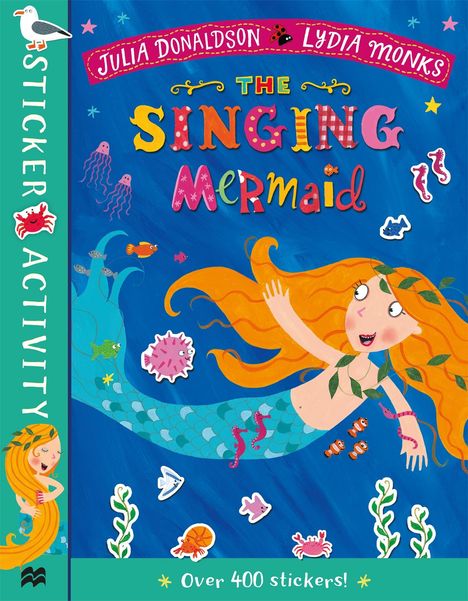 Julia Donaldson: The Singing Mermaid Sticker Book, Buch