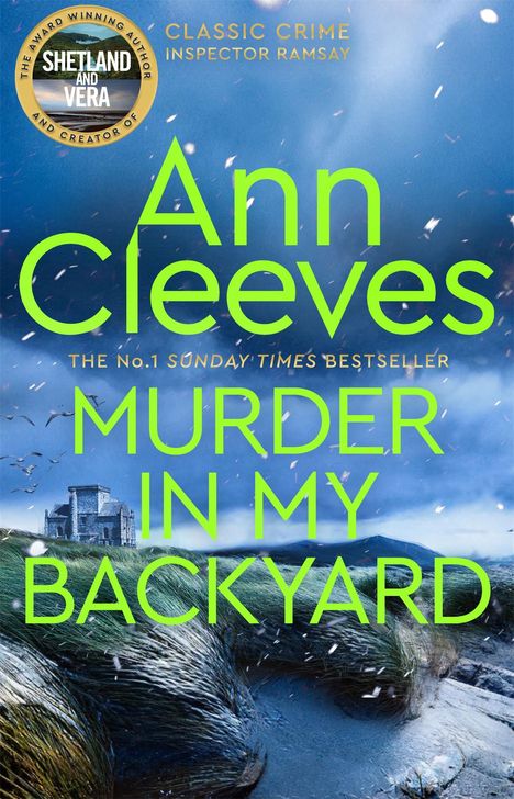Ann Cleeves: Murder in My Backyard, Buch