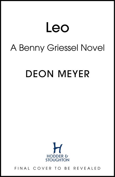 Deon Meyer: Leo, Buch