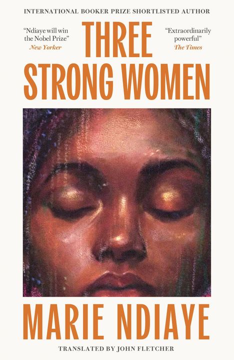 FINAL COVER TO BE REVEALED. Titel "Three Strong Women" von Marie Ndiaye. Logo eines Segelbootes, Text "MacLehose".