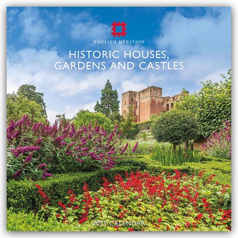 Carousel Calendar: Historic Houses, Gardens and Castles - Historische Landsitze, Gärten, Schlösser und Burgen 2025 - 12-Monatskalender, Kalender
