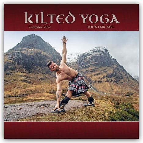 Carousel: Kilted Yoga 2026 - Wand-Kalender, Kalender