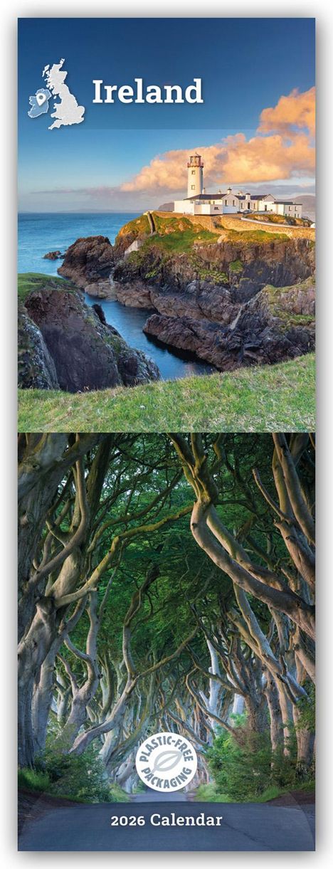 Carousel Calendar: Irland 2026 - Slimline-Kalender, Kalender