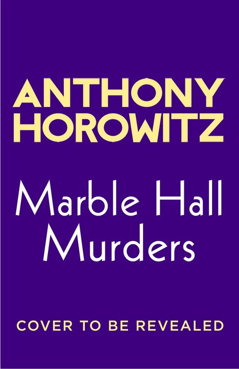 Anthony Horowitz: Marble Hall Murders, Buch