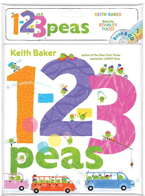 Keith Baker: 1-2-3 Peas, Buch