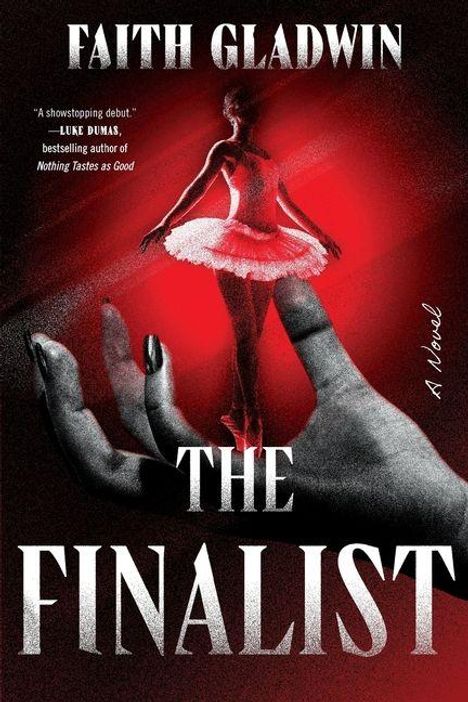 „THE FINALIST“ – Eine Ballerina steht auf zwei Händen, die von unten beleuchtet sind.