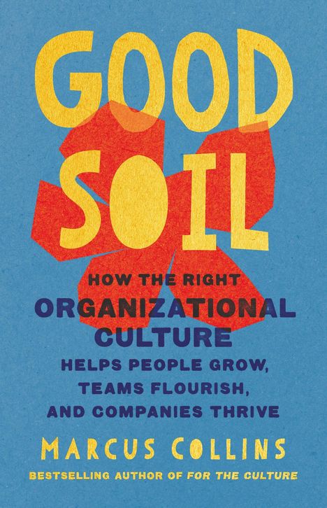 „COVER COMING SOON“ in einem roten Feld, darunter „GOOD SOIL“, gefolgt von „MARCUS COLLINS“ auf weißem Hintergrund.