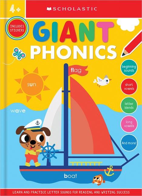 Scholastic Early Learners: Giant Phonics Workbook: Scholastic Early Learners (Giant Workbook), Buch
