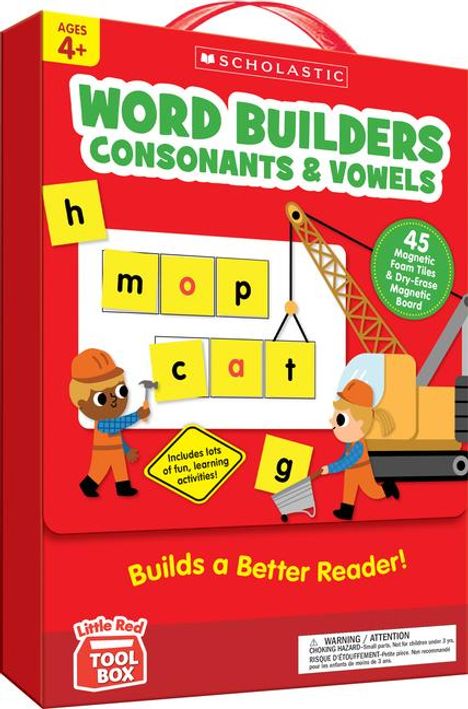 Scholastic: Little Red Tool Box: Word Builders: Consonants &amp; Vowels, Diverse