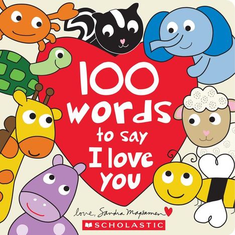 Sandra Magsamen: 100 Words to Say I Love You, Buch