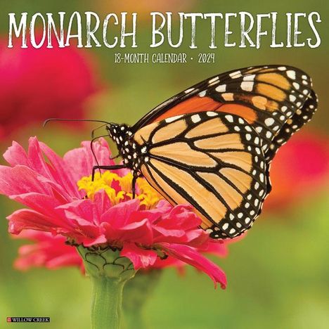 Willow Creek Press: Monarch Butterflies 2024 12 X 12 Wall Calendar, Kalender