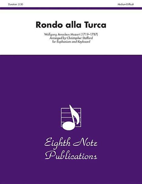 Rondo Alla Turca: Euphonium and Keyboard, Buch