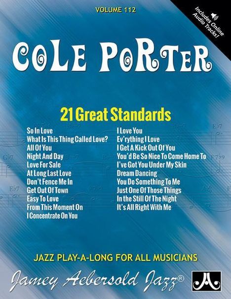 Cole Porter (1891-1964): Jamey Aebersold Jazz -- Cole Porter, Vol 112, Buch