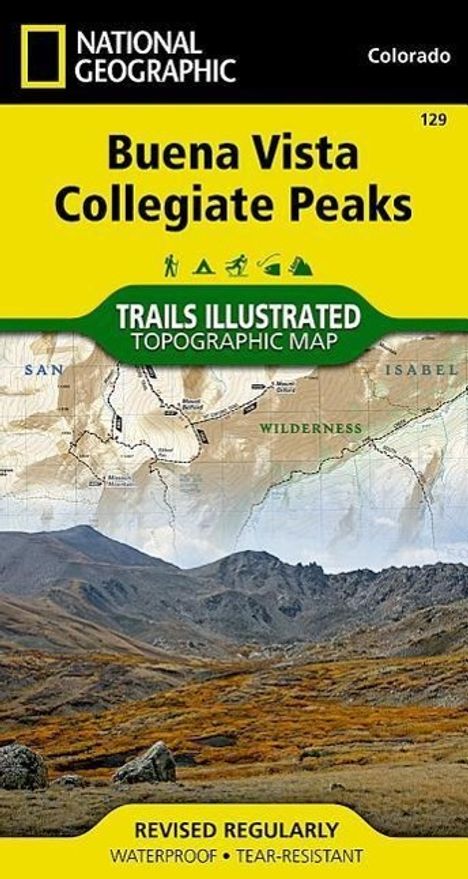 National Geographic Maps: Buena Vista, Collegiate Peaks Map, Karten
