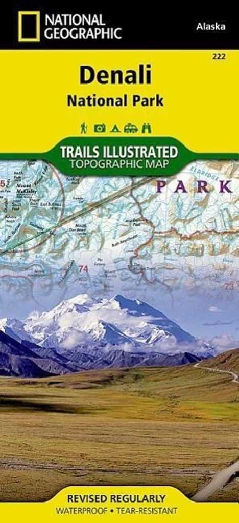 National Geographic Maps - Trails Illustrated: Denali National Park and Preserve Map, Karten