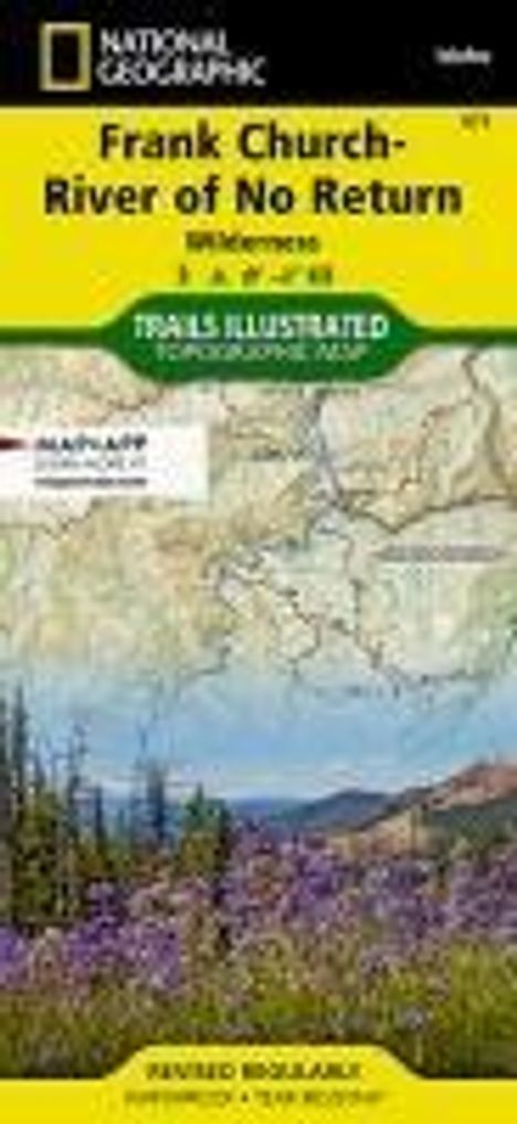 National Geographic Maps: Frank Church-River of No Return Wilderness, Karten