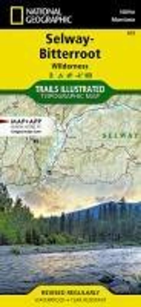 National Geographic Maps: Selway-Bitterroot Wilderness, Karten