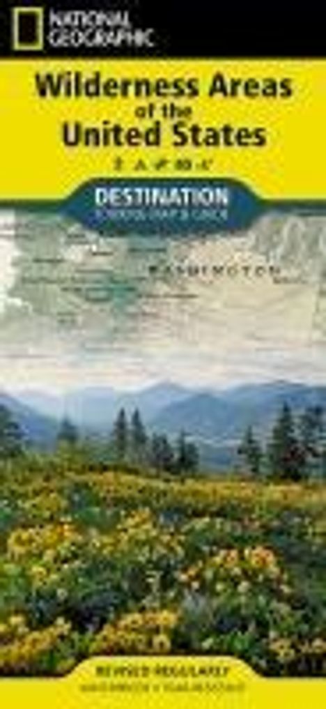 National Geographic Maps: National Wilderness Areas of the United States Map, Karten