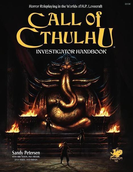 Sandy Petersen: Investigator's Handbook, Buch