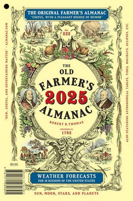 Old Farmer'S Almanac: The 2025 Old Farmer's Almanac, Buch