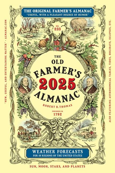 Old Farmer'S Almanac: The 2025 Old Farmer's Almanac, Buch