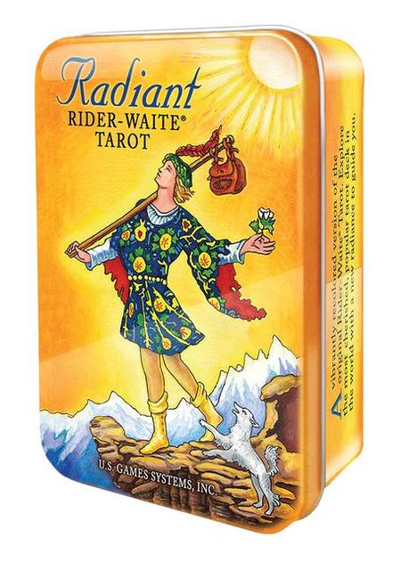 Radiant Rider-Waite Tarot in a Tin, Buch