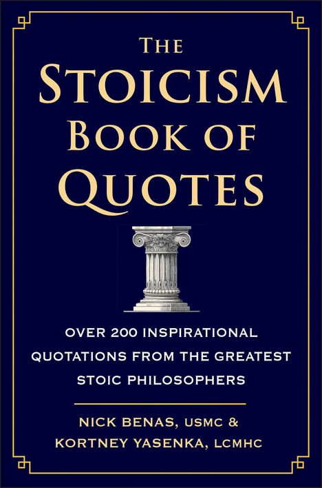Kortney Yasenka: The Stoicism Book of Quotes, Buch